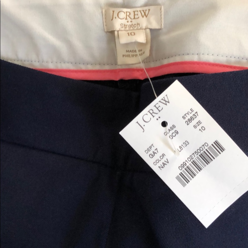 J Crew Factory Winnie Pant City Fit NAVY 10